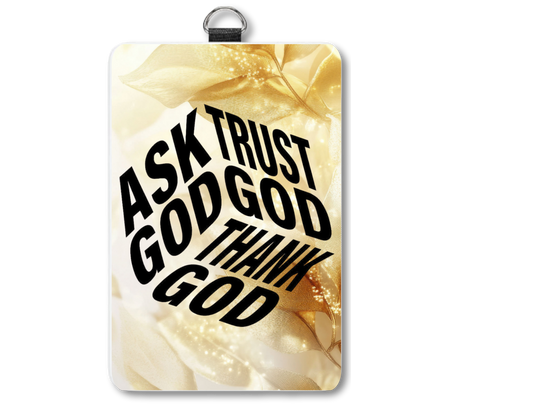 Ask God badge holder