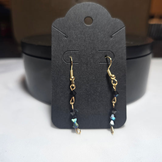 Preciosa Glass Crystal Bicone Bead earring