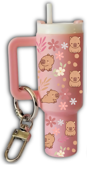 Capybaras keychain