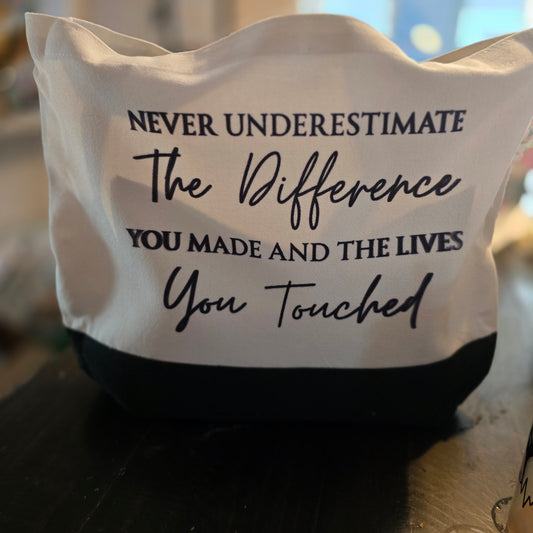 Retired tote bag